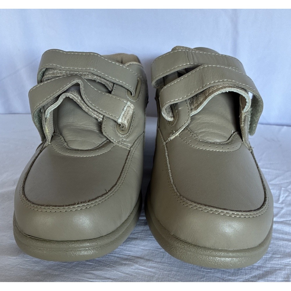 Hush Puppies POWER WALKER II TAUPE Leather Women's NEW Walking Shoes Size 9.5 - Picture 3 of 13